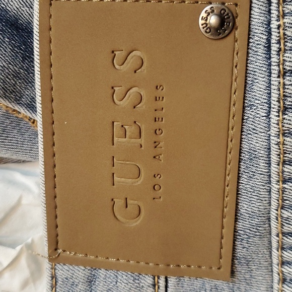 BNWT Guess Los Angeles Scotch Fit Skinny men's 36w x 30L Light Wash - Picture 6 of 11